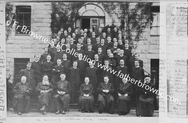 OLD GROUPS OF PROVINCE JUNIORS 1889 WITH FR.JAS.MURPHY